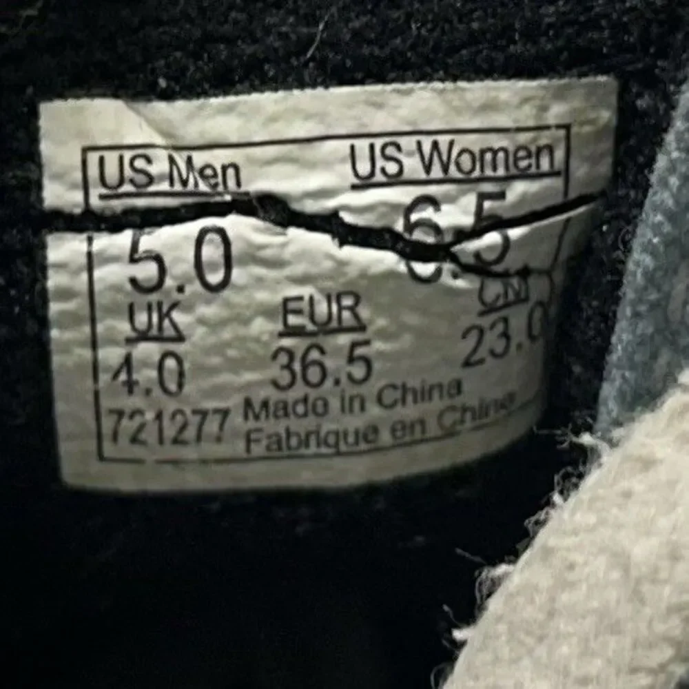 Vans Sk8 Hi Tapered Denim Women's Sz 6.5 Winter Sky Marshmallow Blue Skate Shoes